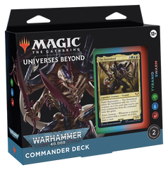 Magic: the Gathering. Колода Командиру "Universes Beyond: Warhammer 40K Tyranid Swarm Commander Deck" (eng)
