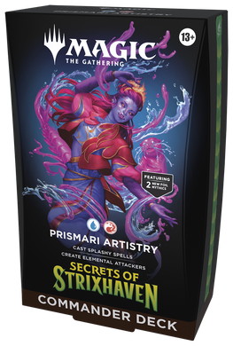 Magic: The Gathering. Командирська колода Secrets of Strixhaven - Prismari Artistry