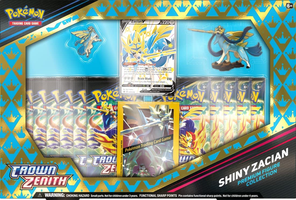 Коллекционный Набор Pokémon TCG Crown Zenith Shiny Zacian Figure Collection