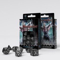 Набір кубів Bloodsucker Black & silver Dice Set (7)