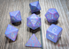 Набір Кубиків для D&D Chessex Opaque Polyhedral 7-Die Sets Silver Tetra