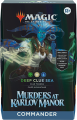 Magic: the Gathering. Командирская Колода Murders at Karlov Manor Deep Clue Sea (Green-White-Blue)