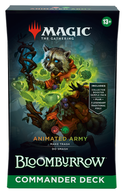 Magic: the Gathering. Командирська Колода Bloomburrow Animated Army (Red Green)