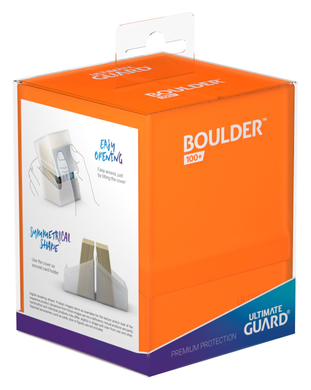 Коробка для Карт Ultimate Guard Boulder Deck Case 100+ Standard Size Poppy Topaz