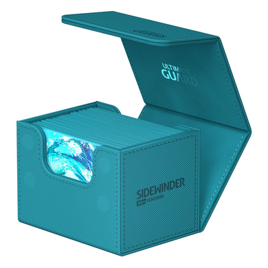 Коробка для Карт Ultimate Guard Sidewinder 100+ XenoSkin Monocolor Petrol