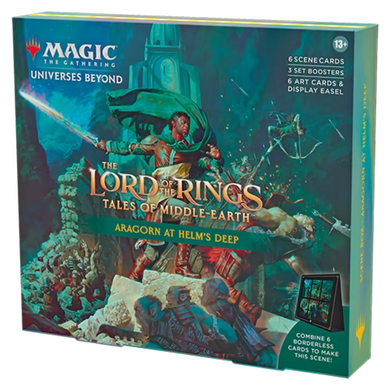 Magic: the Gathering Коллекционный набор The Lord of the Rings Scene Box Aragorn at Helm’s Deep