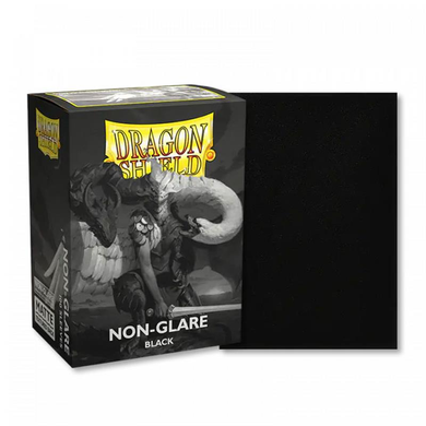 Протектори для Карт Dragon Shield Sleeves Matte NonGlare Standard size Black V2 (100 Sleeves), Black