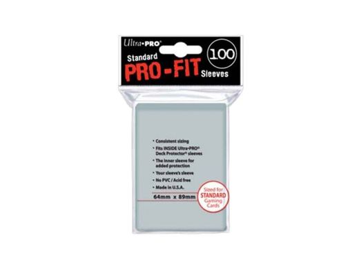 Протекторы для карт Ultra-pro Pro-Fit 100 Sleeves, Clear