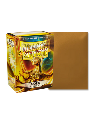 Протектори для карт Dragon Shield Standard Sleeves Gold (100 шт), Gold