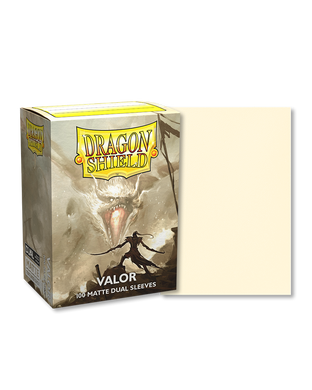 Протекторы для карт Dragon Shield Standard size Matte Dual Sleeves - Valor (100 Sleeves), Beige