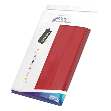 Альбом для карт Ultimate Guard Zipfolio 320 - 16-Pocket XenoSkin Red