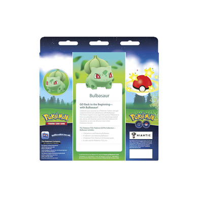 Колекційний набір Pokémon TCG Pokémon GO Pin Collection (Bulbasaur) (en)