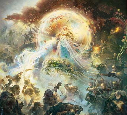 Magic: the Gathering Колекційний набір The Lord of the Rings Scene Box The Might of Galadriel