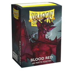 Протекторы для карт Dragon Shield Standard Sleeves Blood Red (100 Sleeves), Red