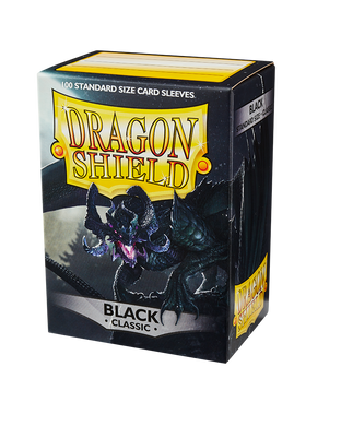 Протекторы для карт Dragon Shield Standard Sleeves Black (100 Sleeves), Black