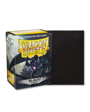 Протектори для карт Dragon Shield Standard Sleeves Black (100 Sleeves), Black