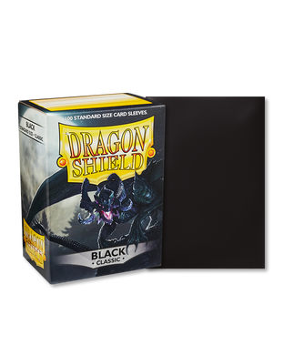 Протекторы для карт Dragon Shield Standard Sleeves Black (100 Sleeves), Black