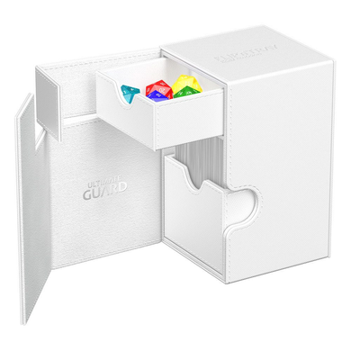 Коробка для Карт Ultimate Guard Flip`n`Tray 100+ XenoSkin Monocolor White