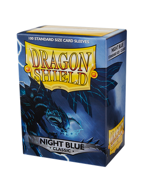 Протектори для карт Dragon Shield Standard Matte Sleeves - Night Blue (100 Sleeves), Blue