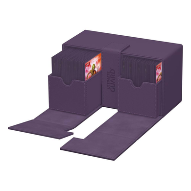 Коробка для Карт Ultimate Guard Twin Flip`n`Tray 200+ XenoSkin Monocolor Purple