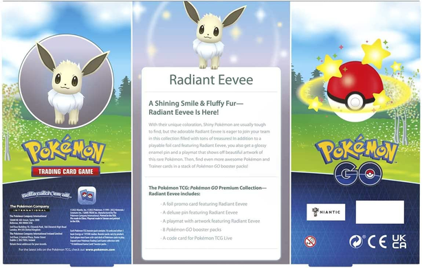 Колекційний набір Pokémon TCG: Pokémon GO Premium Collection (Radiant Eevee)(en)