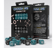 Набор кубов Crosshairs Compact D6: Stormy&Black