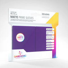 Протектори для карт Gamegenic - Matte Prime Sleeves Purple (100 шт), Purple