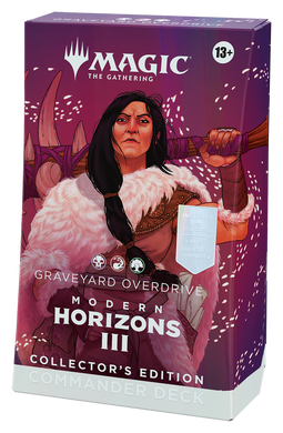 Magic: the Gathering. Коллекционная Командирская Колода Modern Horizons 3 Graveyard Overdrive Collector's Edition