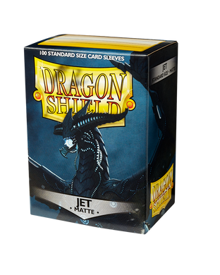 Протектори для карт "Dragon Shield Standard Matte Sleeves - Jet" (100 шт.), Black