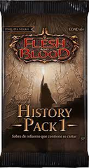 Flesh & Blood TCG. Бустер "History Pack 1 Black Label" (SP, Испанский Язык)