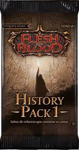 Flesh & Blood TCG. Бустер "History Pack 1 Black Label" (SP, Іспанська Мова)