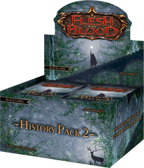 Flesh & Blood TCG. Дисплей Бустеров History Pack 2 Black Label (de)