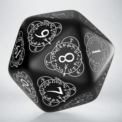 Набор кубов D20 Level Counter Black & white Die (1)