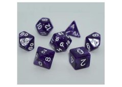 Набір кубиків Games 7 Days Pearl 7 Dice Set - Dark Purple