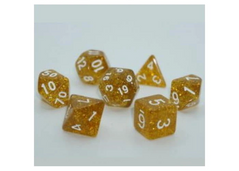 Набір кубиків - Glitter 7 Dice Set - Gold