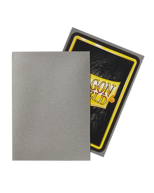 Протекторы для карт Dragon Shield Standard Matte Sleeves - Silver (100 Sleeves), Silver