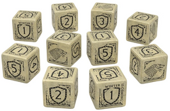 Набір кубів Game of Thrones. Stark 10xD6 Dice Set.