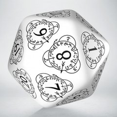 Набір кубів D20 Level Counter White & black Die (1)