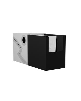 Коробка для Карт Dragon Shield Double Shell - Ashen White/Black