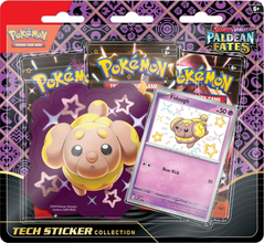 Pokemon TCG Блистер Scarlet & Violet Paldean Fates Tech Sticker Collection Fidough