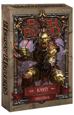 Flesh & Blood TCG. Стартова колода Heavy Hitters Blitz Decks Kayo