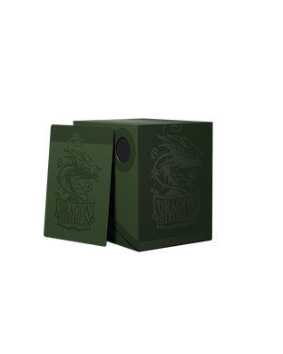 Коробка для Карт Dragon Shield Double Shell - Forest Green/Black