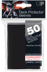 Протекторы для карт UP Deck Protector Sleeves Black (50 Sleeves), Black