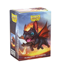Протекторы для карт "Dragon Shield Standard size Brushed Art Sleeves - The Wufdragon", Art