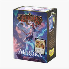 Протектори для карт Flesh & Blood Matte Art Sleeves - Aurora (100 Sleeves), Art