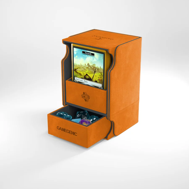 Коробка для карт "Gamegenic Watchtower 100+ Orange"