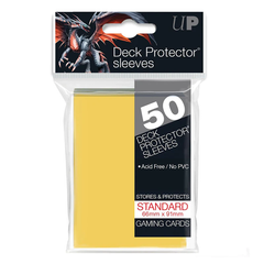 Протекторы для карт UP Deck Protector Sleeves Yellow (50 Sleeves), Yellow