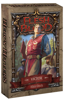 Flesh & Blood TCG. Стартовая колода Heavy Hitters Blitz Decks Victor