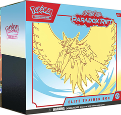 Pokemon TCG Набор Бустеров Paradox Rift Elite Trainter Box Blue-Yellow Scream Tail