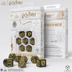 Набір кубів Harry Potter. Hufflepuff Modern Dice Set - Black